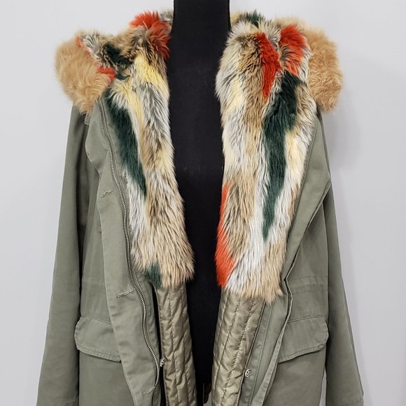 Faux Fur-Lined Anorak Jacket - Picture 5 of 9